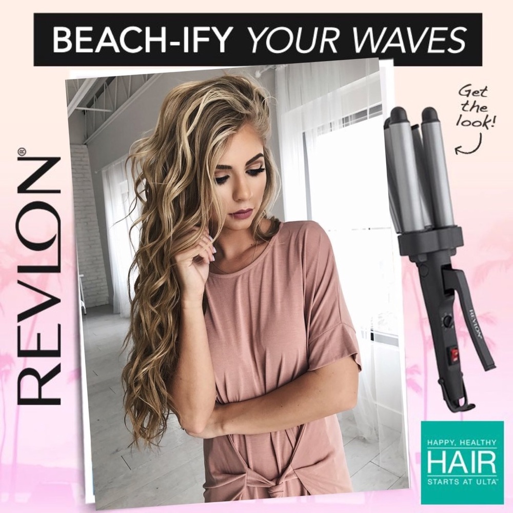 Summer Waves!!!  Revlon Jumbo 3 Barrel Hair Waver